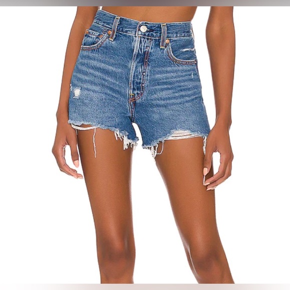 Levi's Pants - Levi’s Ribcage Shorts, 25, Blue / Indigo, 25, NWT